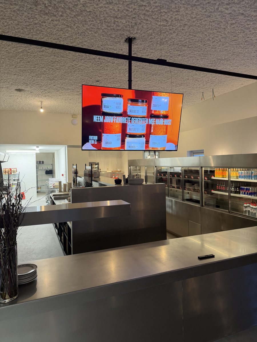 Menuhelden digitale menuschermen